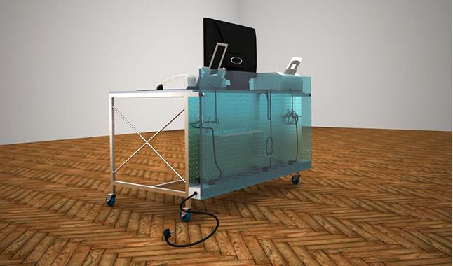 Office Desk/ T.Udell by Zhenya Tsintseva
