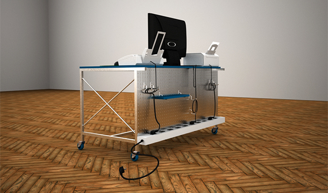 Office Desk/ T.Udell image 4, by Zhenya Tsintseva